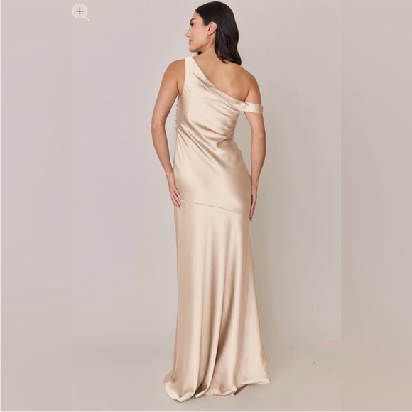 Custom Made Rivalry Satin Dress - Picture 2 of 4